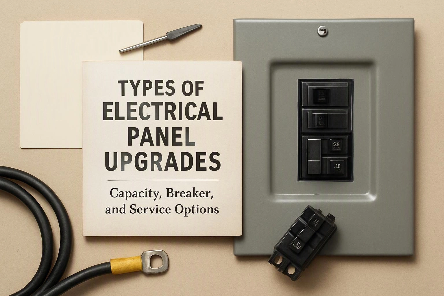 Types of Electrical Panel Upgrades: Capacity, Breaker, and Service Options