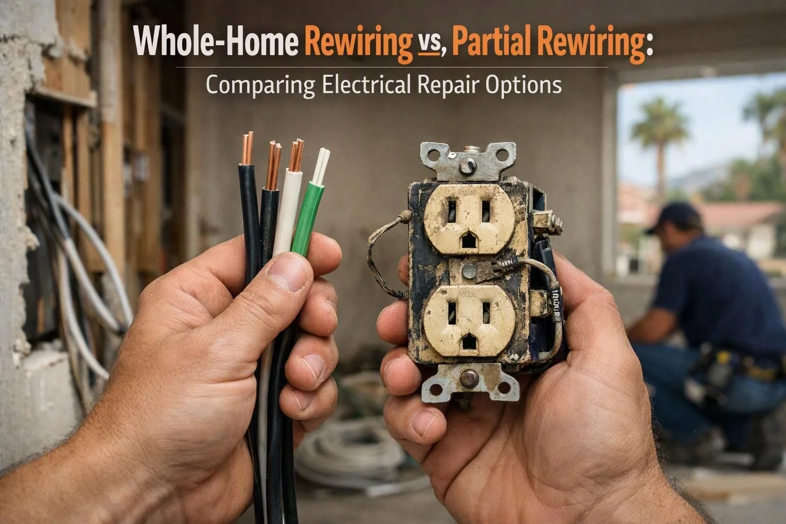 Whole-Home Rewiring vs. Partial Rewiring: Comparing Electrical Repair Options