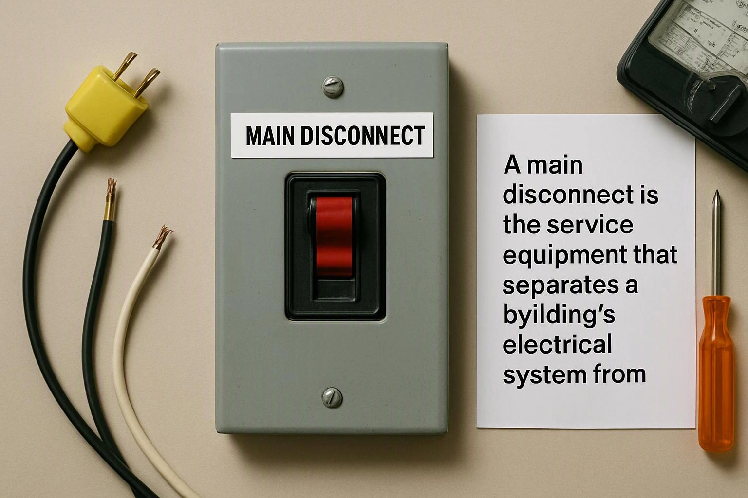 Main disconnect